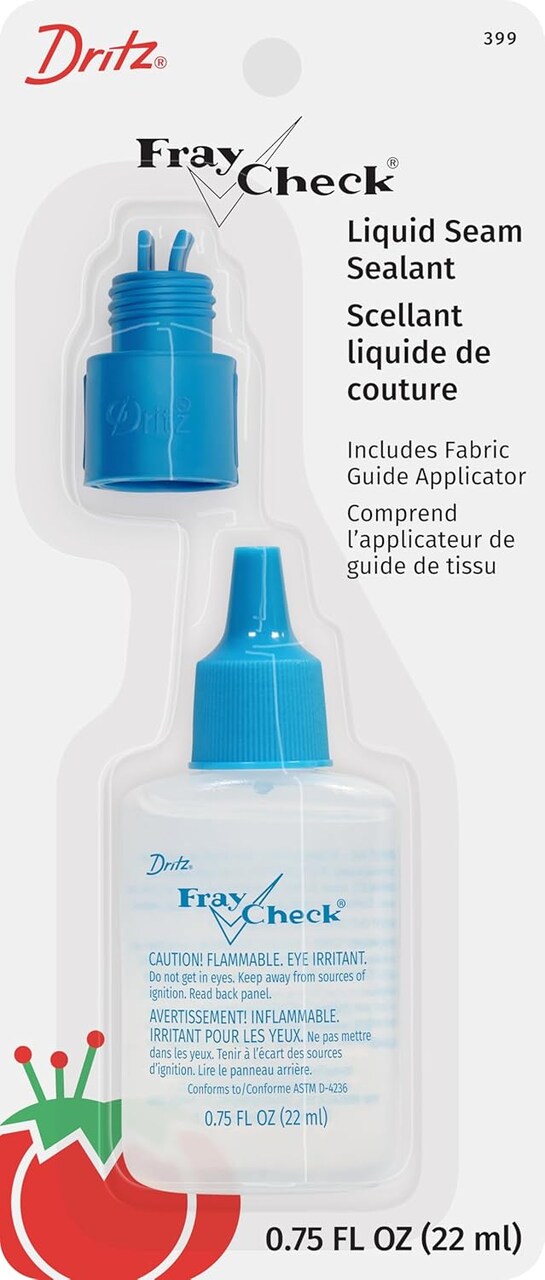 Dritz Fray Check Liquid Seam Sealant with Guide Tip, 0.75 FL OZ